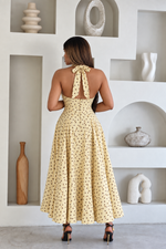 Noelle halter dress