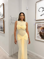 Alia Draped Maxi dress