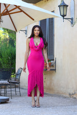 Nalani Fringe Maxi dress