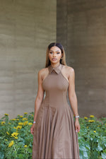 Noelle halter dress