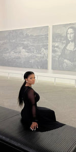 Summer Mesh Maxi - Black