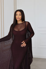 Summer Mesh Maxi - Brown