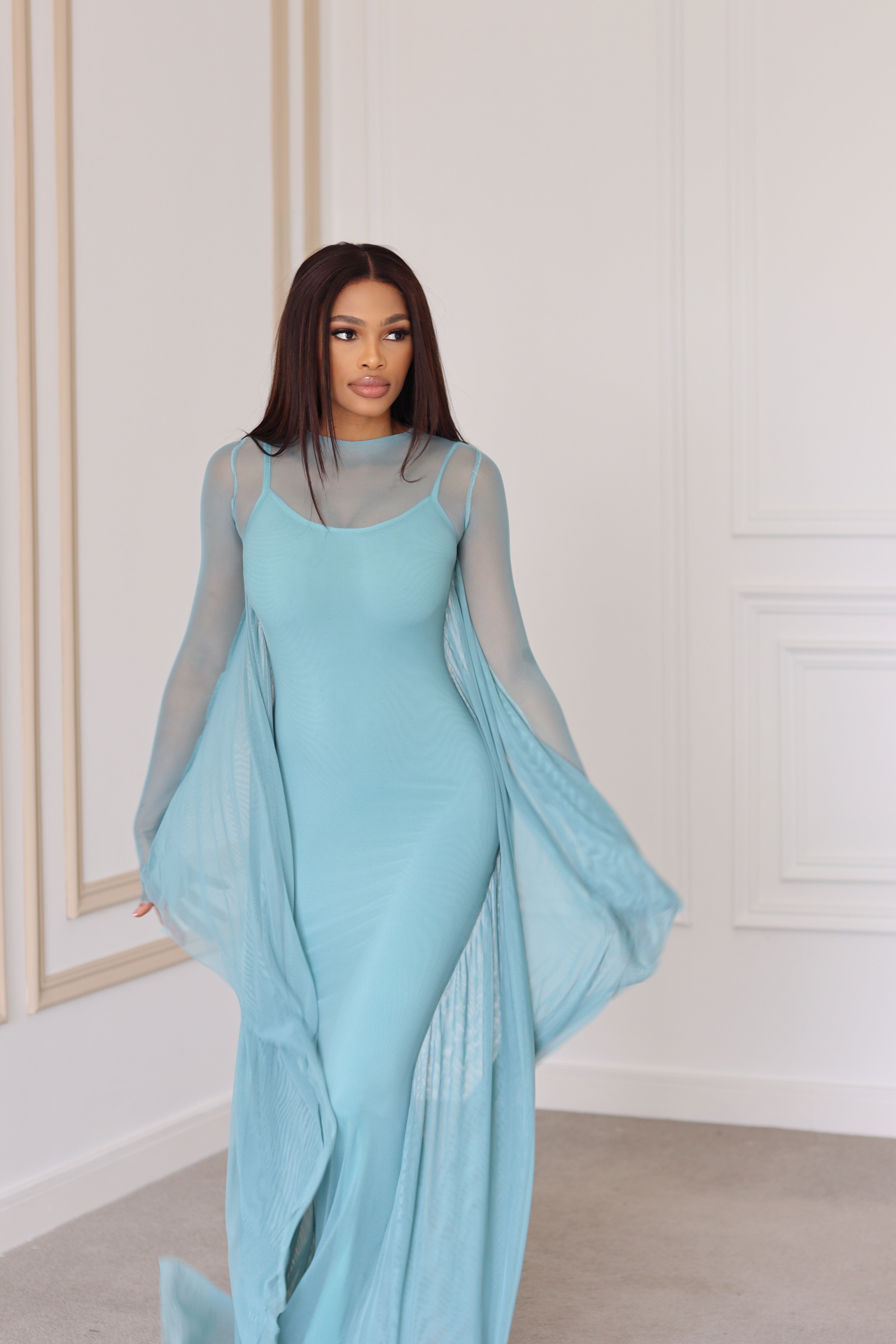 Summer Mesh Maxi dress