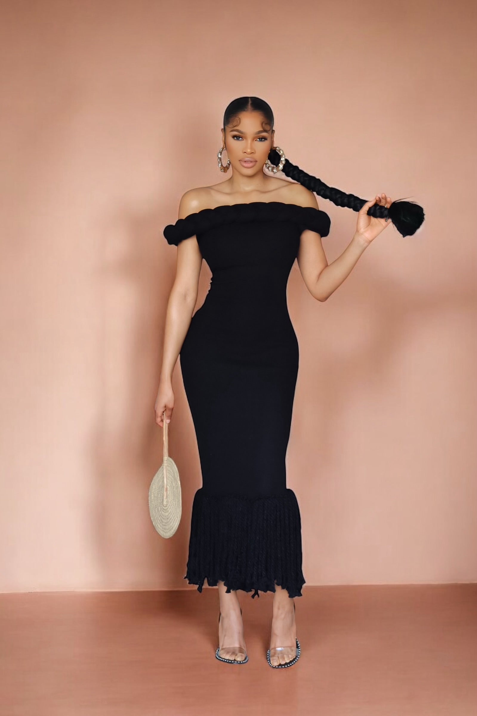 Zuri Off-Shoulder Knit Dress