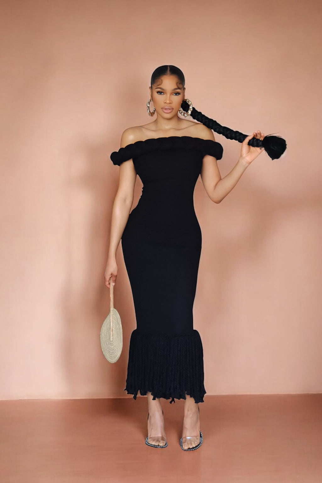 Zuri Off-Shoulder Knit Dress