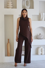 Ayana linen Asymmetric Set