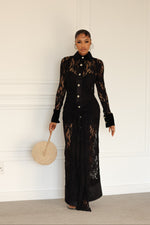 Ella lace midi dress