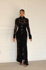 Ella lace midi dress