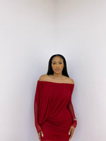 Valentina draped gown