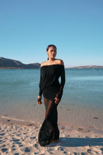 Valentina draped gown