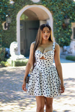 Polka Dot Mini Dress