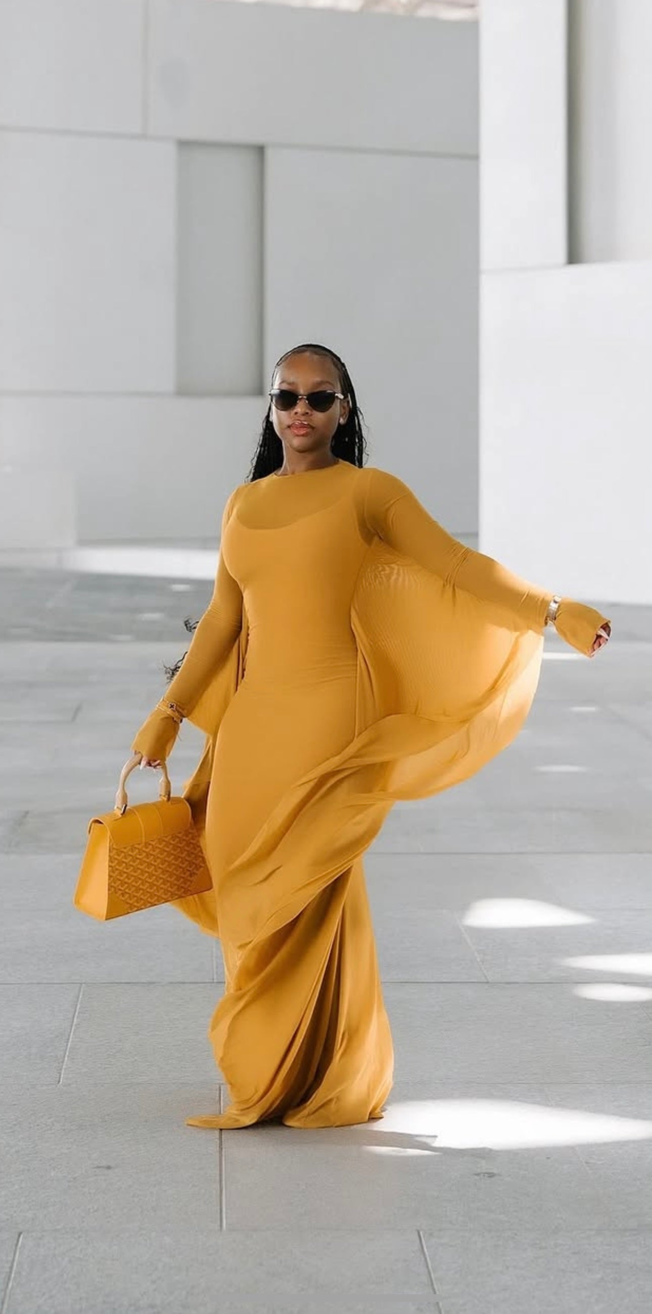 Summer Mesh Maxi - Yellow