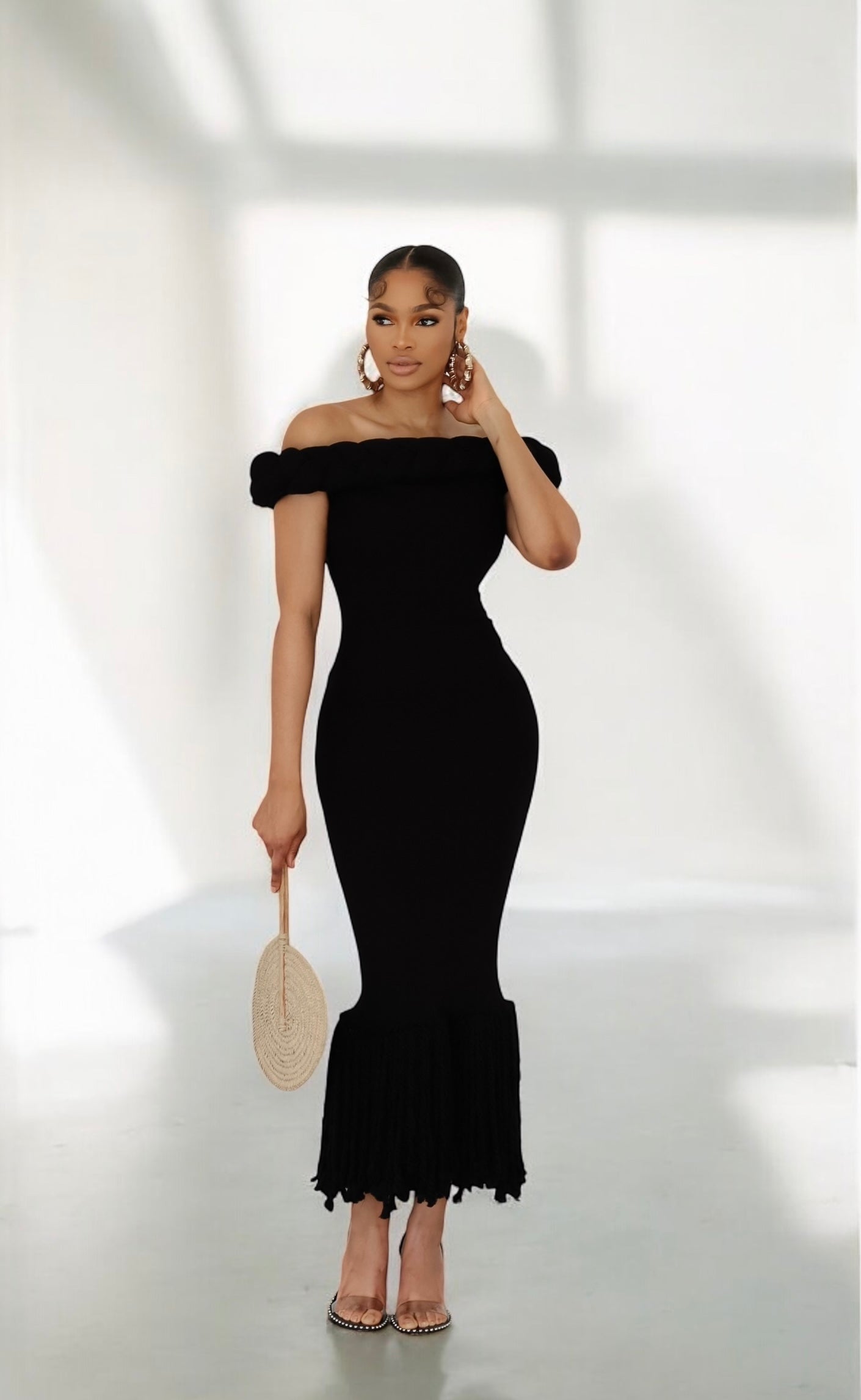 Zuri Off-Shoulder Knit Dress