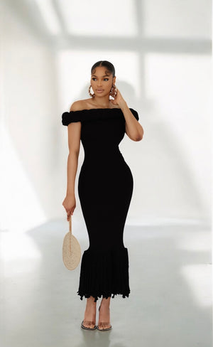 Zuri Off-Shoulder Knit Dress