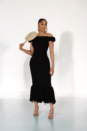Zuri Off-Shoulder Knit Dress